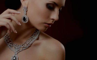 Perfect Earrings Set and Diamond Necklace